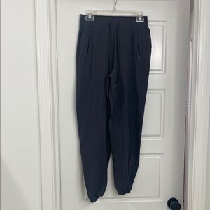 lululemon athletica Gray Track Pants with Tapered Fit and High Waist